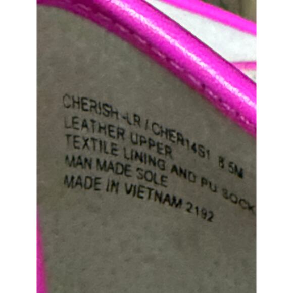 Steve Madden Cherish Pink Block Heels Size 8.5 - Picture 7 of 7